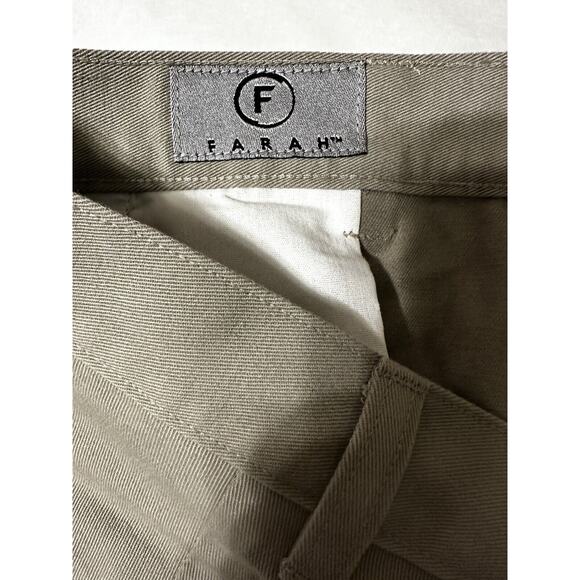 Men's Khakis 36x32 Flat Front Straight Leg Chino Pants Farah NWT Career - Picture 13 of 13
